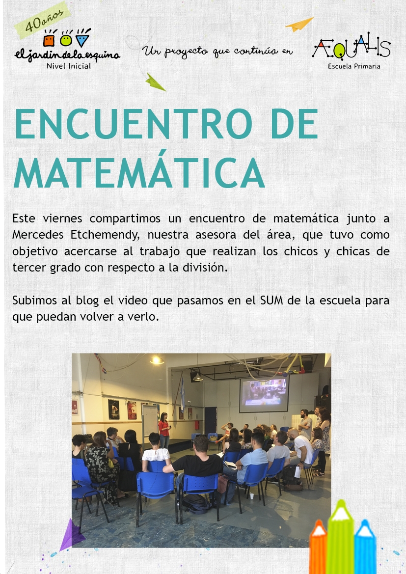 Encuentro de matemática