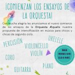 ¡COMIENZAN LOS ENSAYOS DE LA ORQUESTA!
