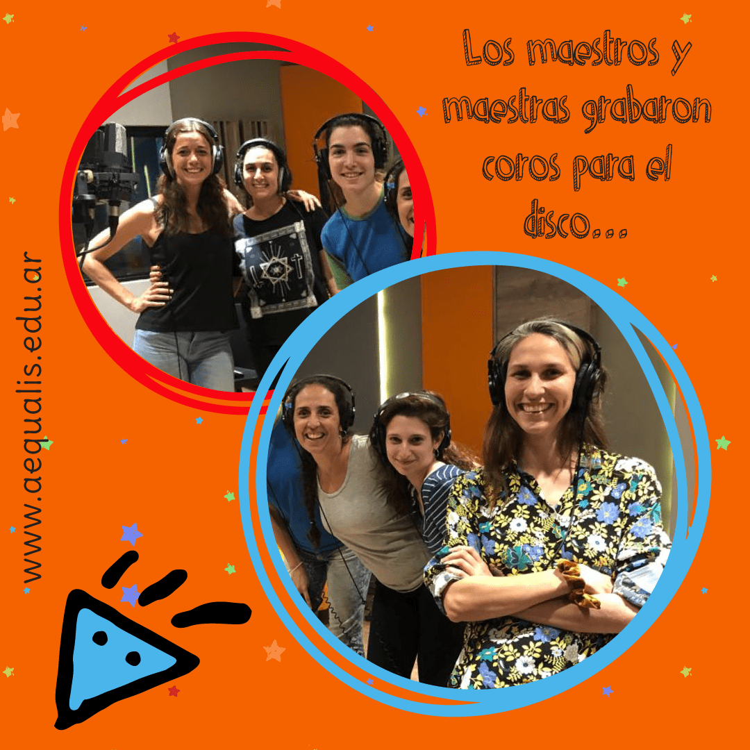 Los maestros y maestras grabaron coros para «Piojos y Piojitos 3»